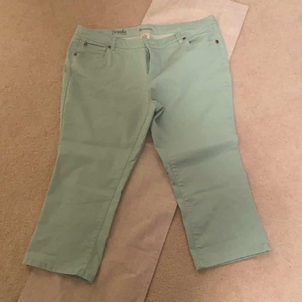 Light blue Capri jeggings